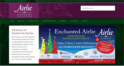 Desktop Screenshot of airliegardens.org