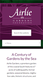 Mobile Screenshot of airliegardens.org